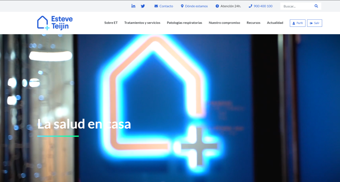 Esteve Teijin estrena web corporativa
